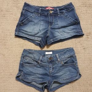 2 Pairs of Denim Shorts